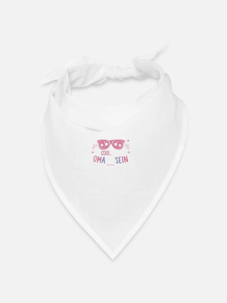 Cool-Oma Trendy Shirt Beste Großmutter Unikat - Bandana - Weiß