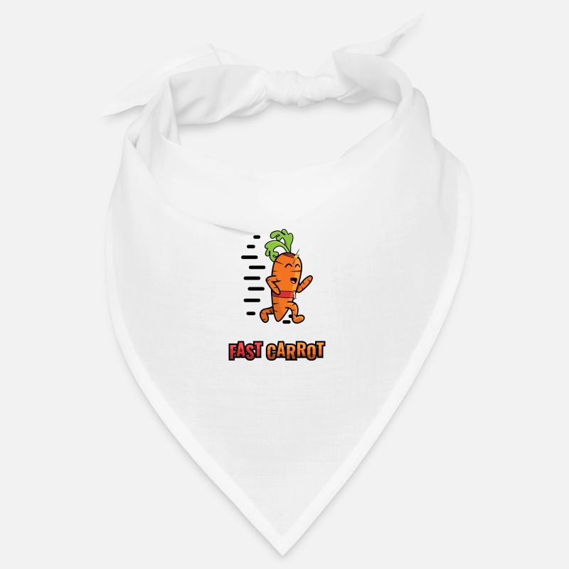 Fast Carrot - Bandana - blanc