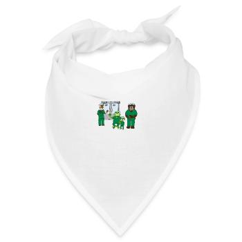 OP-Team aus "Kojo in der Handchirurgie" - Bandana - Weiß - Vorne