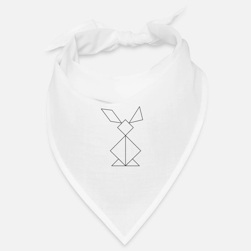 Rabbit Tangram – Beaux-Arts Bandana