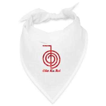 cho ku rei ebru 18 - Bandana - Weiß - Vorne
