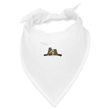 Bieber aus "Ida im Waldkrankenhaus" - Bandana - Weiß - Vorne