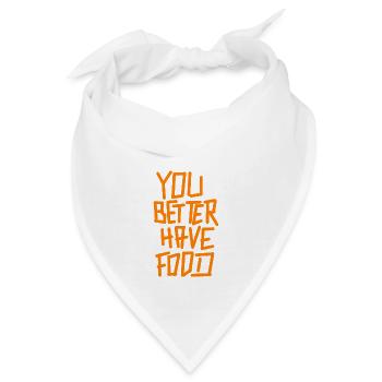 better food - Bandana - Weiß - Vorne