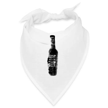 Bierflasche Bottle - Bandana - Weiß - Vorne