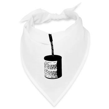 Delova Rana Blitzknaller Blitzknallsatz Feuerwerk - Bandana - Weiß - Vorne
