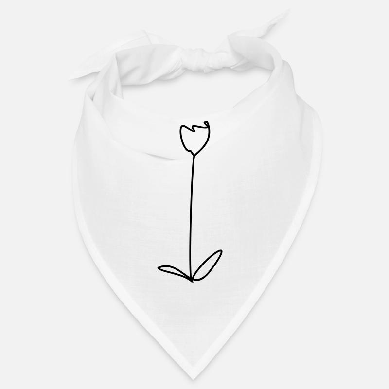 Tulipe - couleur design sélectionnable Bandana