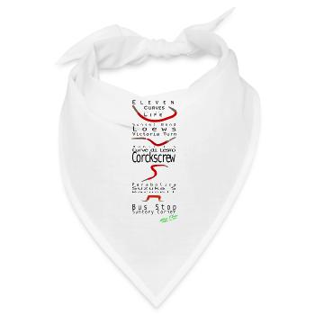 Curves Of Your Life - Kurven Deines Lebens - Bandana - Weiß - Vorne
