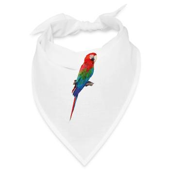 Grünflügelaras - Bandana - Weiß - Vorne