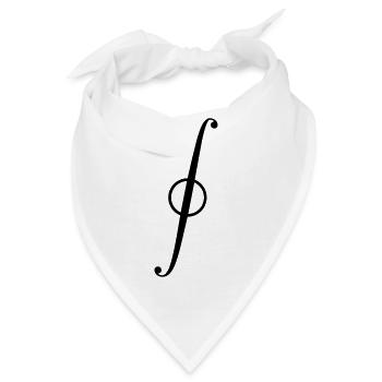 Kurvenintegral - Bandana - Weiß - Vorne