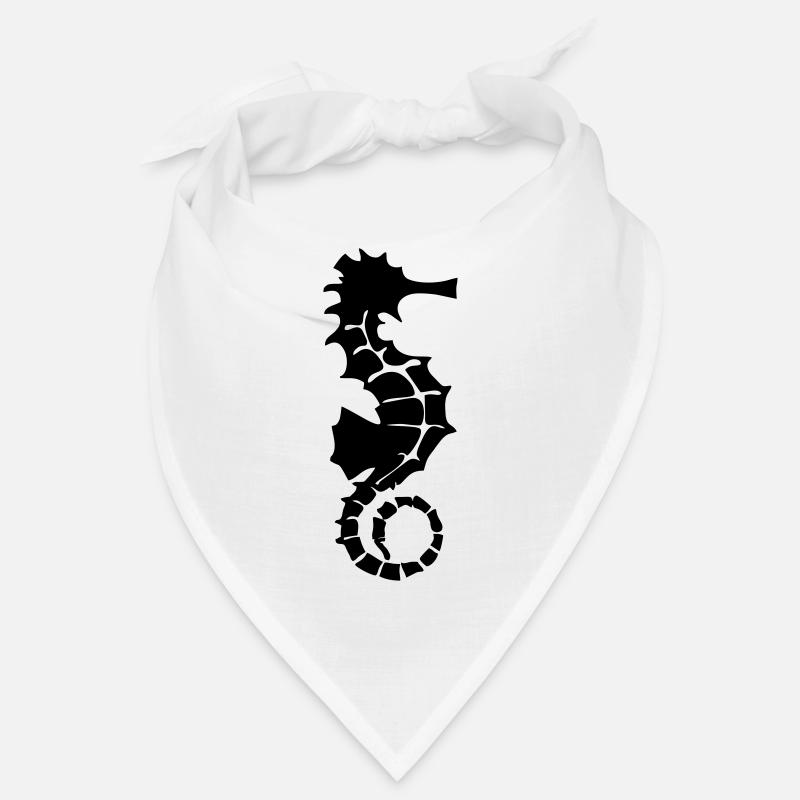 Logo de l’ombre de l’hippocampe pour tropical Bandana