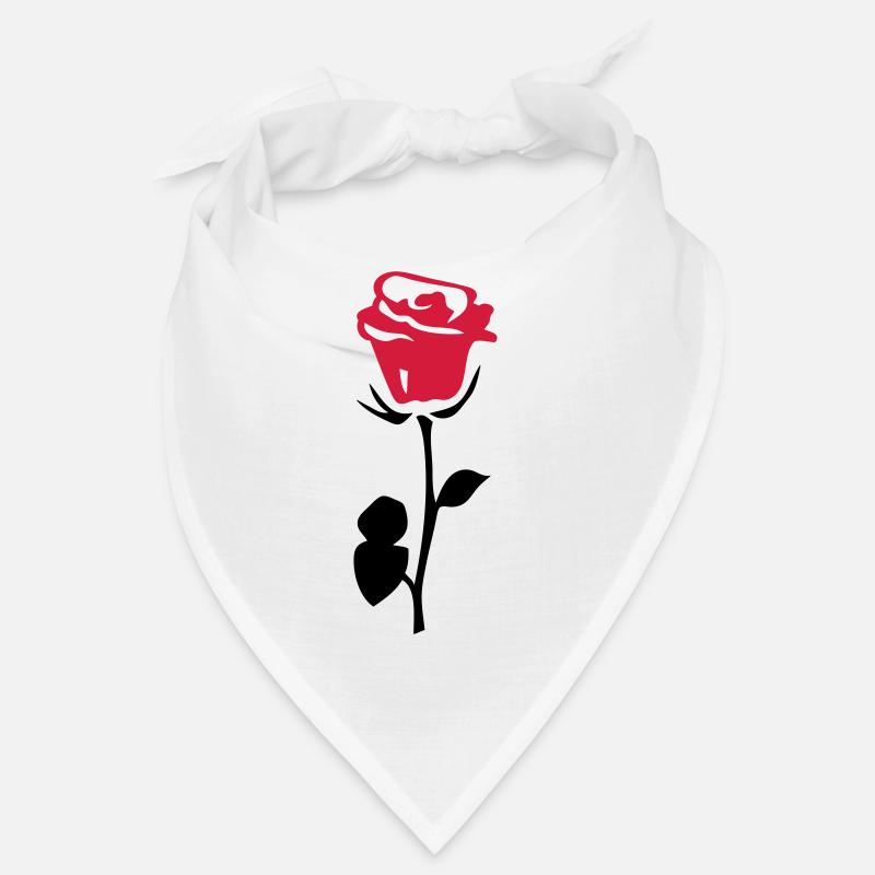 rose fleur Bandana