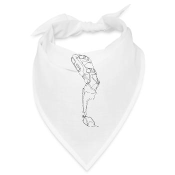 Orthese minimalistisch (gOT it!) - Bandana - Weiß - Vorne