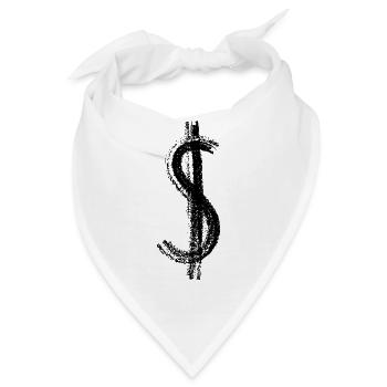 Dollar - Bandana - Weiß - Vorne