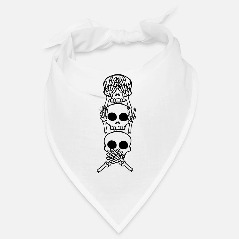Singe Proverbe 3 Crâne Bandana