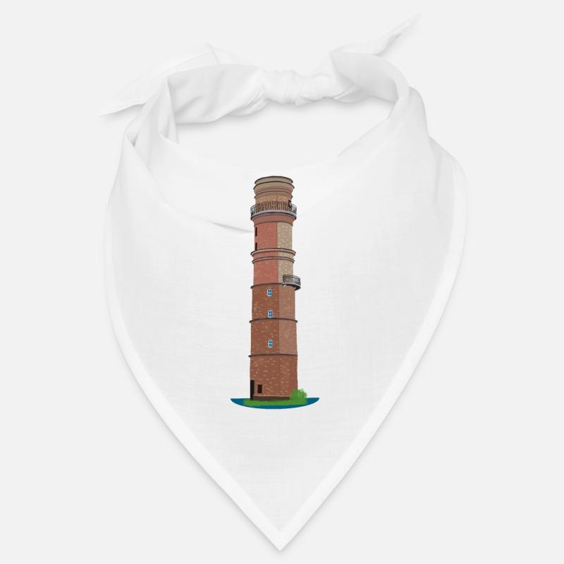 Old lighthouse Travemünde without text, drawing Bandana