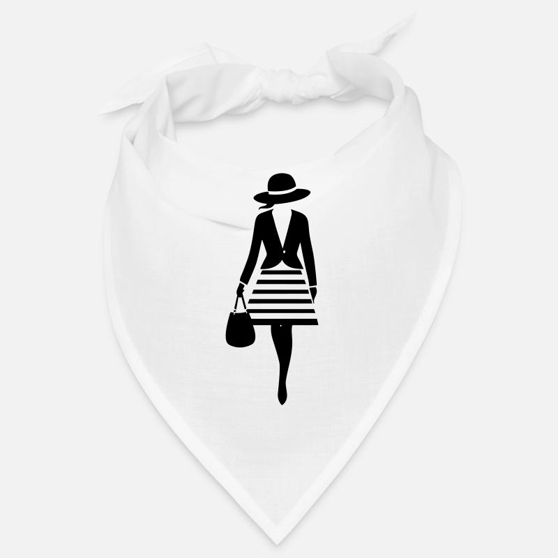 Stilvolle Dame Bandana