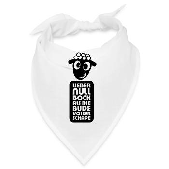 Null Bock - Bandana - Weiß - Vorne