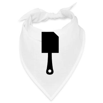 Axt - Bandana - Weiß - Vorne