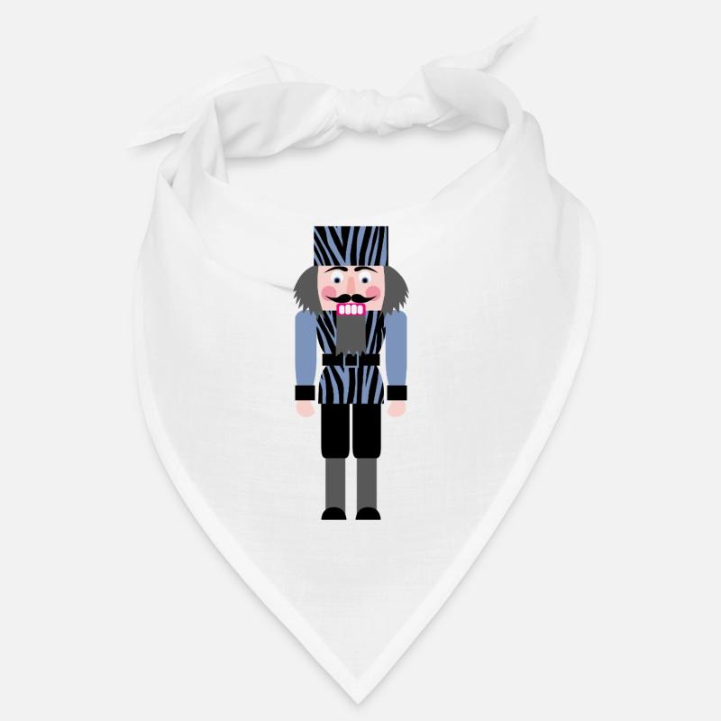 Nutcracker Zebra Pattern Christmas Decoration Advent Bandana