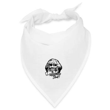Karl Marx Stadt (einfarbig) - Bandana - Weiß - Vorne