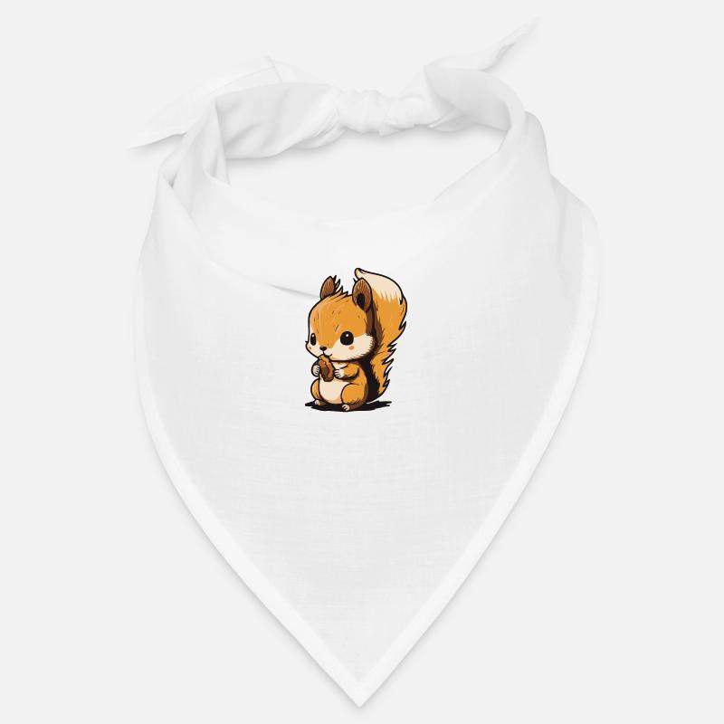 Eichhoernchen Squrirrel Comic Cute Kawaii 10 Bandana