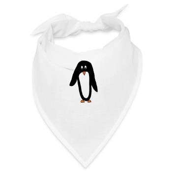 uiiii Handmade Animal "Pinguin" - Bandana - Weiß - Vorne