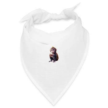 Galaktischer Eisaffe - Bandana - Weiß - Vorne