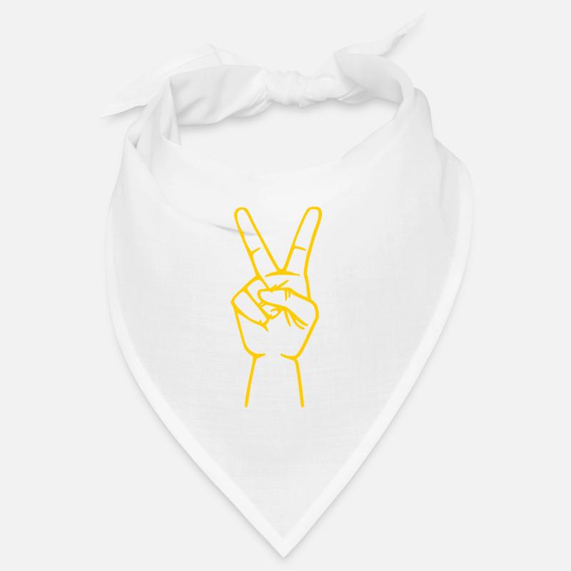 Peace Peacezeichen hand Bandana