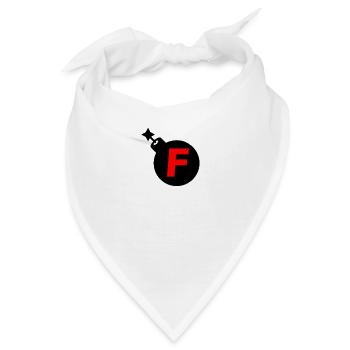 F-Bombe - Bandana - Weiß - Vorne