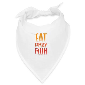 Beten Sie beten Sportler Gift - Bandana - Weiß - Vorne