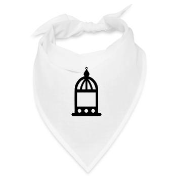 Laterne - Bandana - Weiß - Vorne