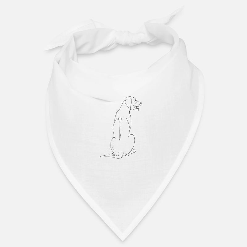 Rhodesian Ridgeback - Bandana - Weiß
