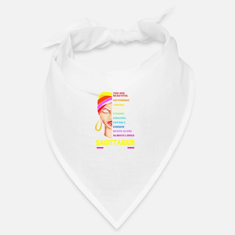Sternzeichen Schütze - Bandana - Weiß