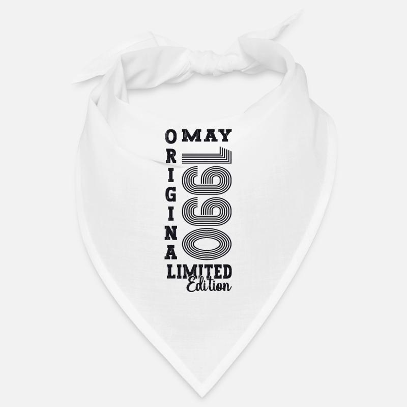 33rd Birthday Man One Original May Vintage 1990 Bandana