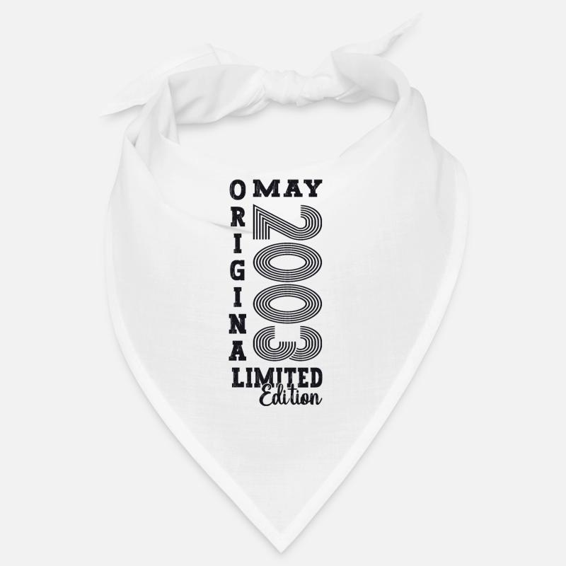 20th Birthday Man One Original May Vintage 2003 Bandana