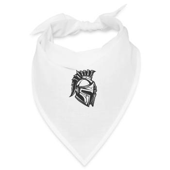 Spartaner Helm Sparta - Bandana - Weiß - Vorne