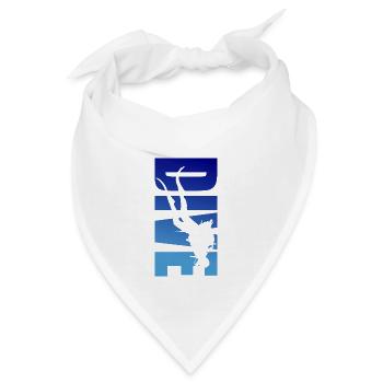 dive diver tauchen taucher - Bandana - Weiß - Vorne