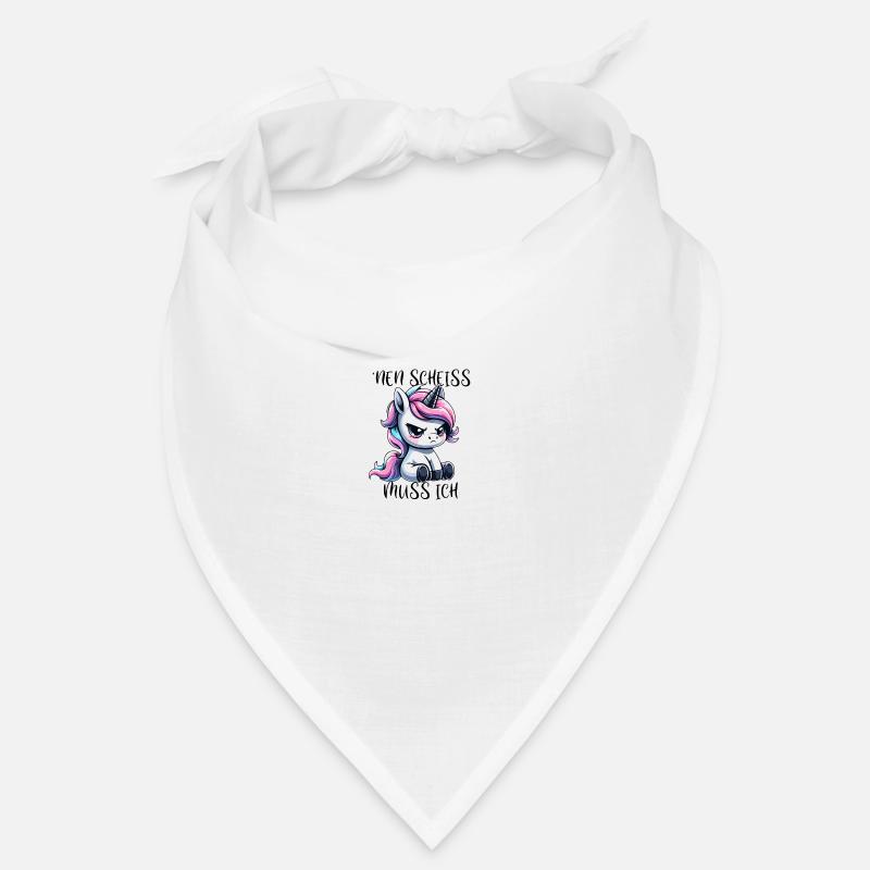 Nen Scheiss Muss ich Freches Einhorn Bandana
