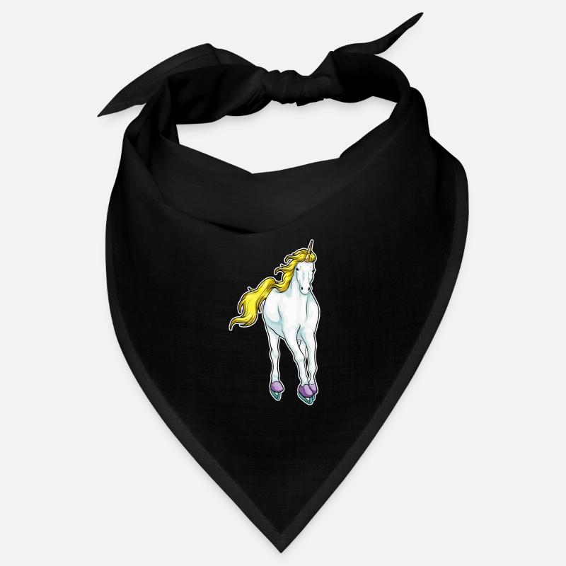 Einhorn Eislaufen Rollschuhe Bandana