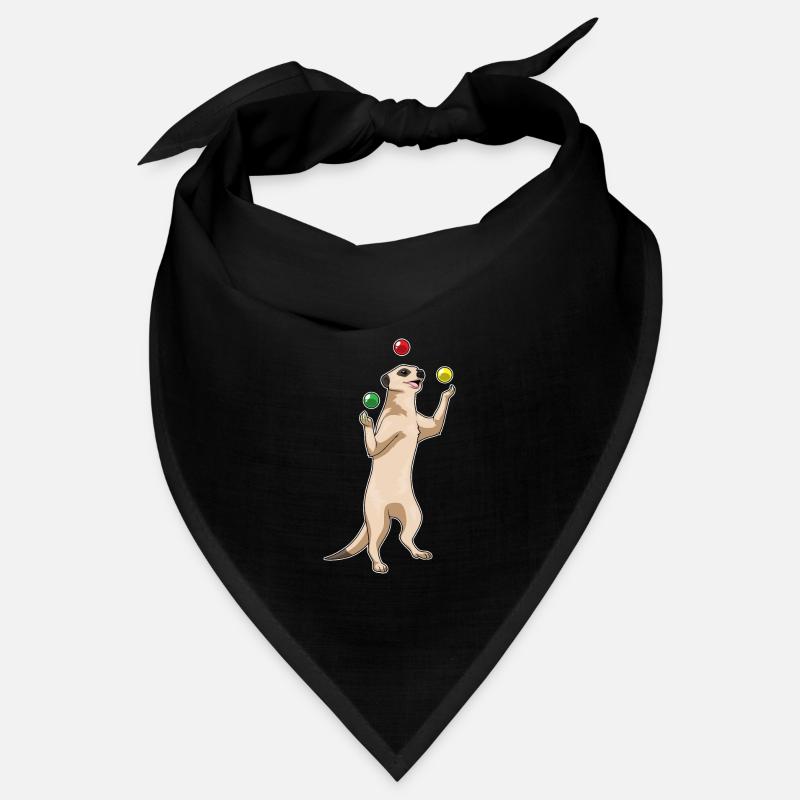 Jongleur de suricate jonglant Bandana