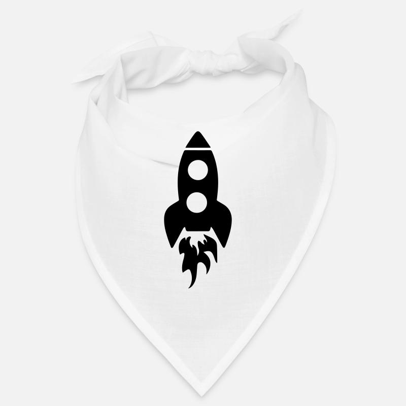 Rakete symbol - Bandana - Weiß