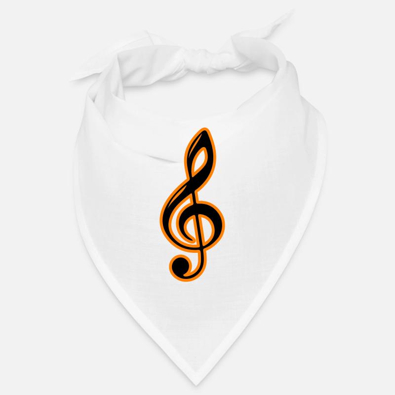 Musical Notes Symbol Clef Bandana