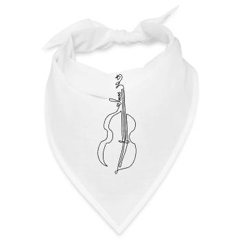 one line bass - Bandana - Weiß - Vorne