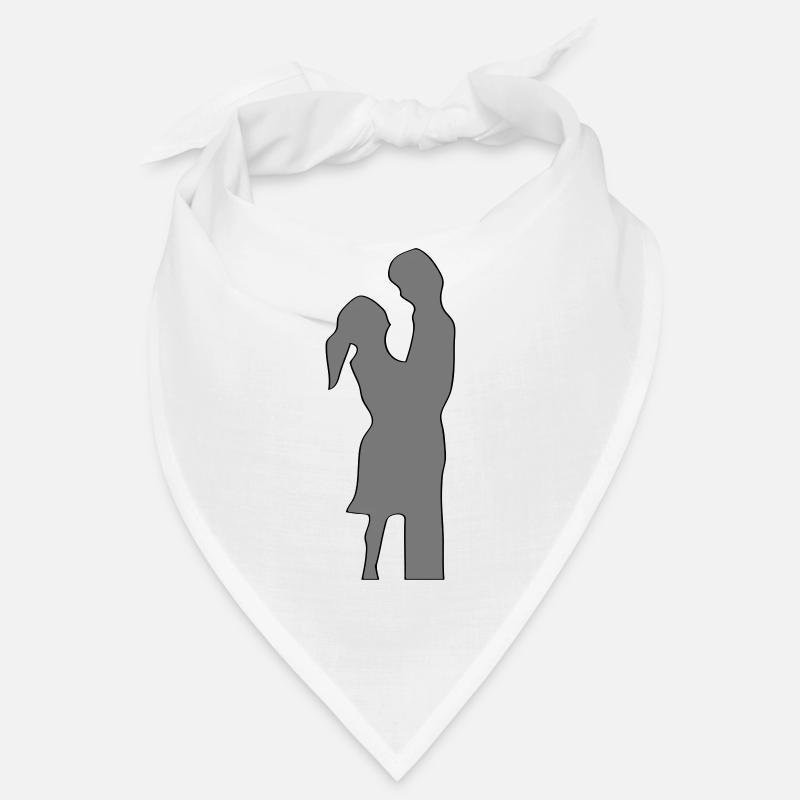 Liebe Paar Silhouette Valentinstag Geschenk Idee Bandana