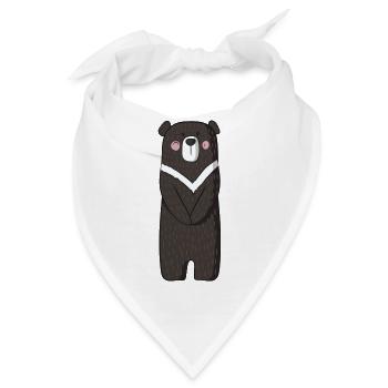 Bär Bär Bär - Bandana - Weiß - Vorne