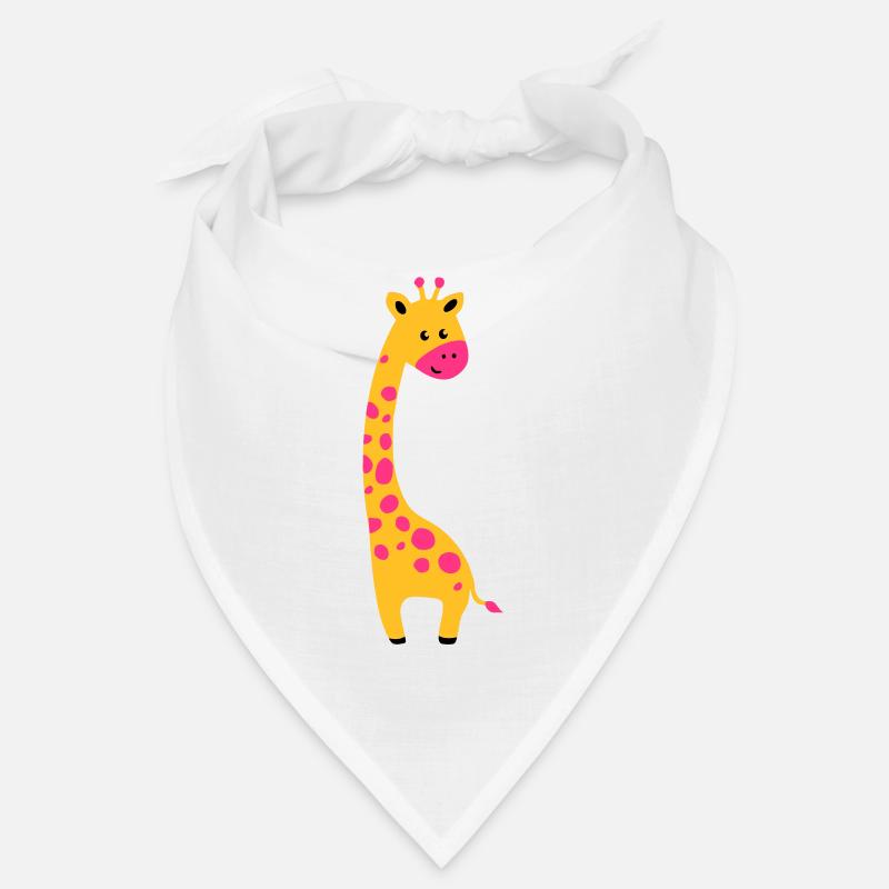 cute giraffe - Bandana - Weiß