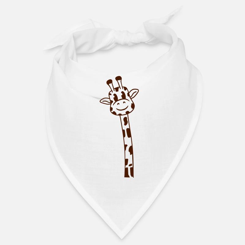 Funny Long Neck Giraffe Cool Cute Animals Bandana