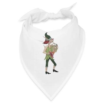 Fantasy Horn - Bandana - Weiß - Vorne