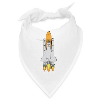 Space Shuttle - Bandana - Weiß - Vorne