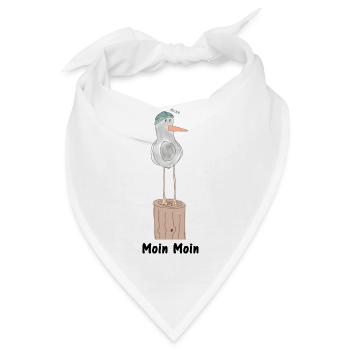 moin moin - Bandana - Weiß - Vorne